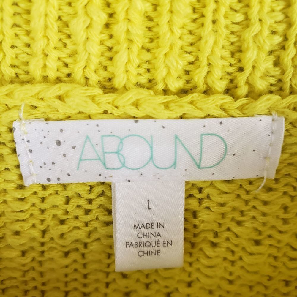 ABOUND Drop Shoulder Knit Sweater Size L NEW - Picture 5 of 6